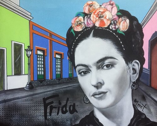 Frida Kahlo by Françoise Minet, Painting for Sale on Singulart