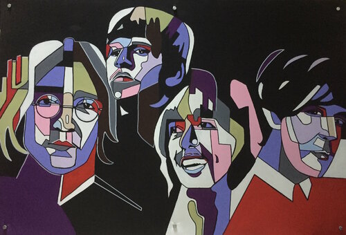 Beatles by Françoise Minet, Painting for Sale on Singulart
