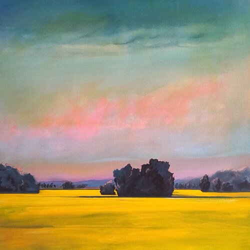Sun Field di Kai Hoge, Pittura in vendita su Singulart