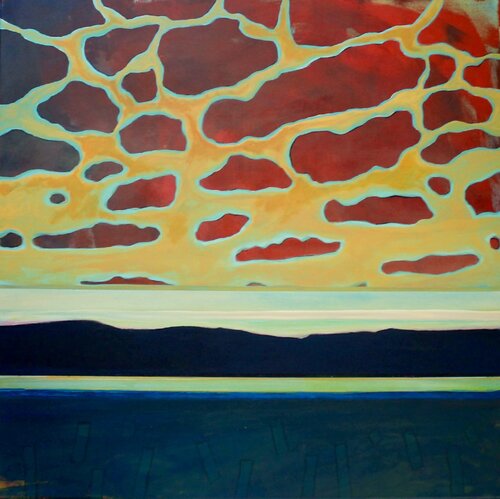 Wolkenband 2 by Kai Hoge, 絵画 for Sale on Singulart