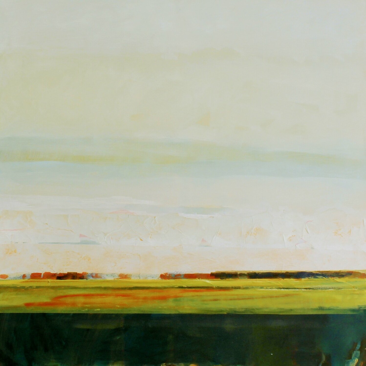 green field Kai Hoge Dipinto originale in vendita