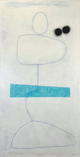 The Modern Man_I Am Here Now par Joejene C. Santos, Peinture en vente sur Singulart