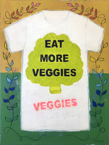 Eat More Veggies von Joejene C. Santos, Malerei kaufen auf Singulart