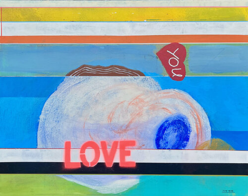 Love Iceberg van Joejene C. Santos, Schilderij te koop op Singulart
