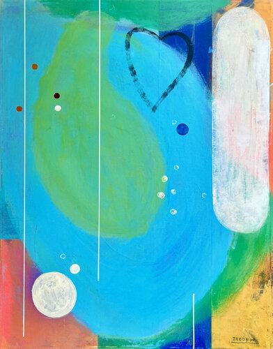 Blue And White V von Joejene C. Santos, Malerei kaufen auf Singulart