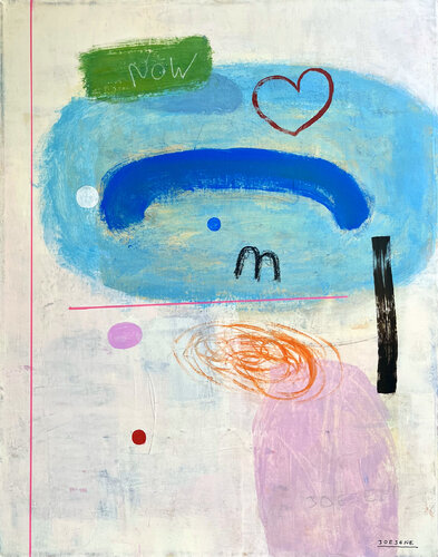 Blue And White II di Joejene C. Santos, Pittura in vendita su Singulart