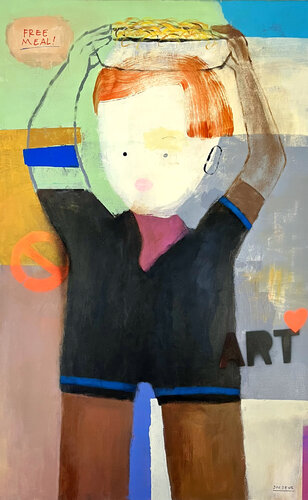 Happy Meal For All von Joejene C. Santos, Malerei kaufen auf Singulart