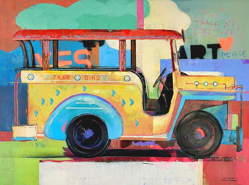 Free Bird van Joejene C. Santos, Schilderij te koop op Singulart