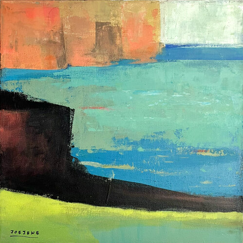 Overlooking The Ocean di Joejene C. Santos, Pittura in vendita su Singulart