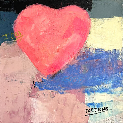 Pink Heart von Joejene C. Santos, Malerei kaufen auf Singulart