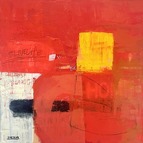 Just the Way YouAre di Joejene C. Santos, Pittura in vendita su Singulart