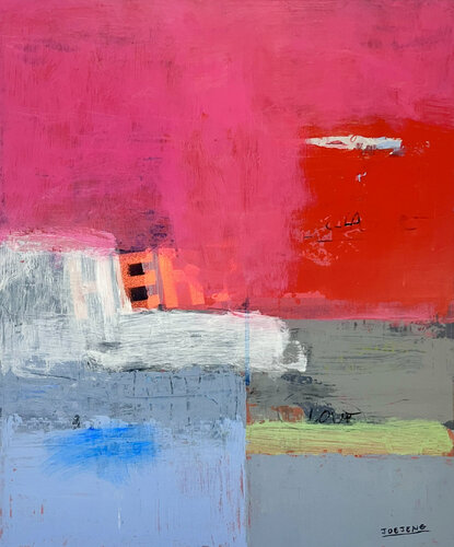 Red Mill di Joejene C. Santos, Pittura in vendita su Singulart