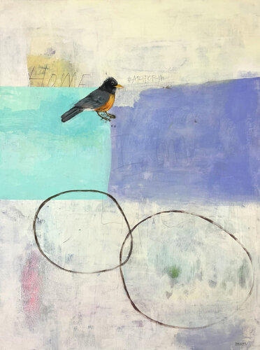Lavender Fields Forever by Joejene C. Santos, Painting for Sale on Singulart