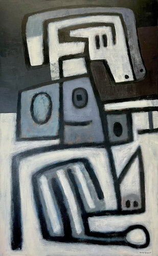 There She Is 02 di Joejene C. Santos, Pittura in vendita su Singulart