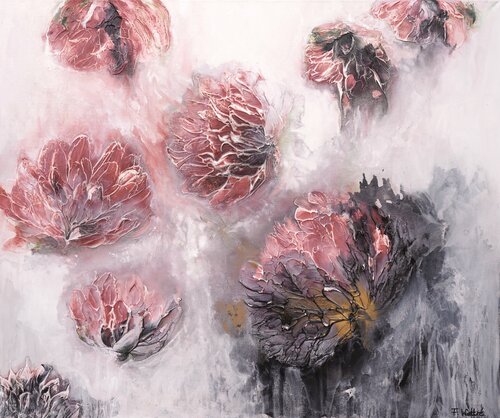 Suspended in a tranquil moment by Françoise Wattré, Painting for Sale on Singulart