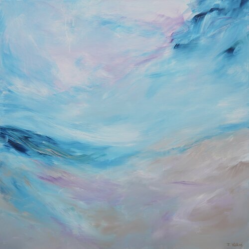 Crashing waves von Françoise Wattré, Malerei kaufen auf Singulart