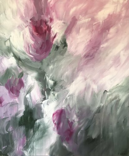 Sweet tropical heat 2 van Françoise Wattré, Schilderij te koop op Singulart
