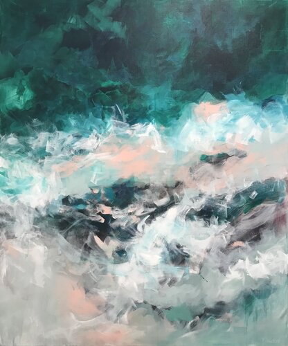 The Sound of the Sea van Françoise Wattré, Schilderij te koop op Singulart