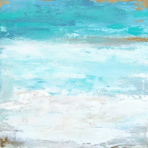 Smooth Sea 1 van Françoise Wattré, Schilderij te koop op Singulart