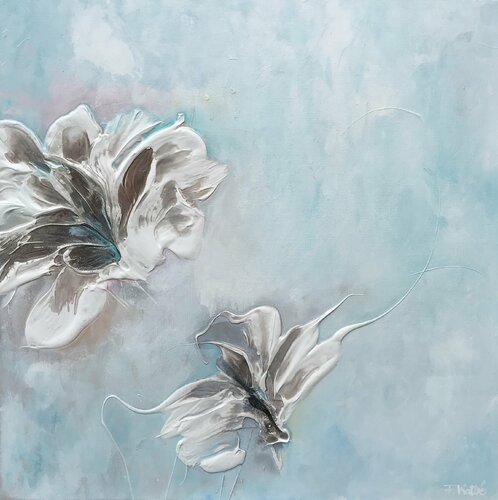 In the turquoise sea I van Françoise Wattré, Schilderij te koop op Singulart