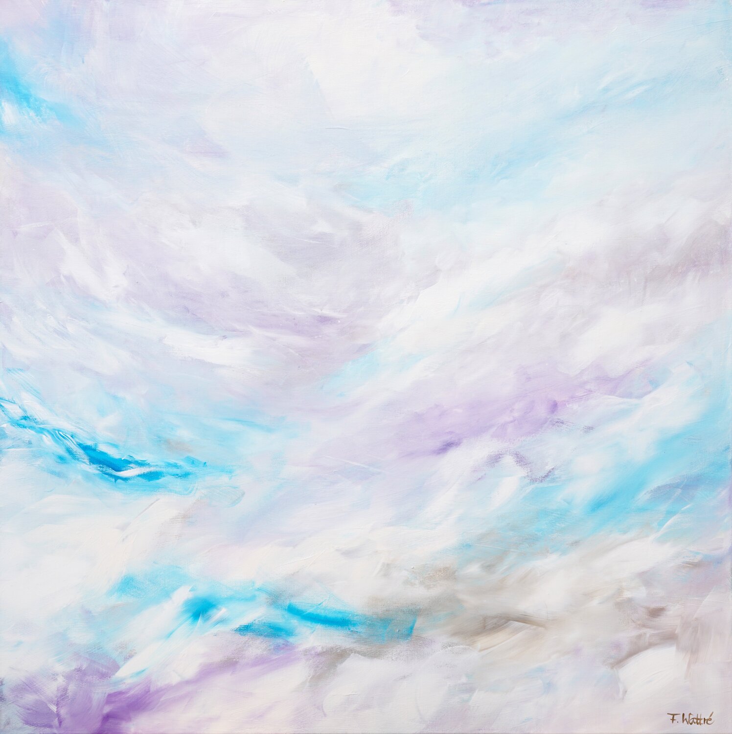 I pause watching the clouds Françoise Wattré
