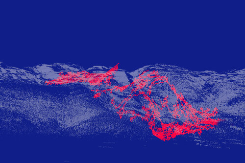 22Jura_blue reloaded *5 di Joëlle Cabanne, Digitale in vendita su Singulart