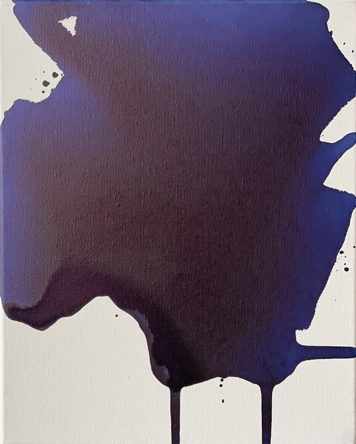 Petit Indigo 2023  24 x 30 x 4.5 cm Joëlle Cabanne Originalgemälde zu verkaufen