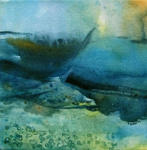 Crépuscule by Sylvia Baldeva, Painting for Sale on Singulart