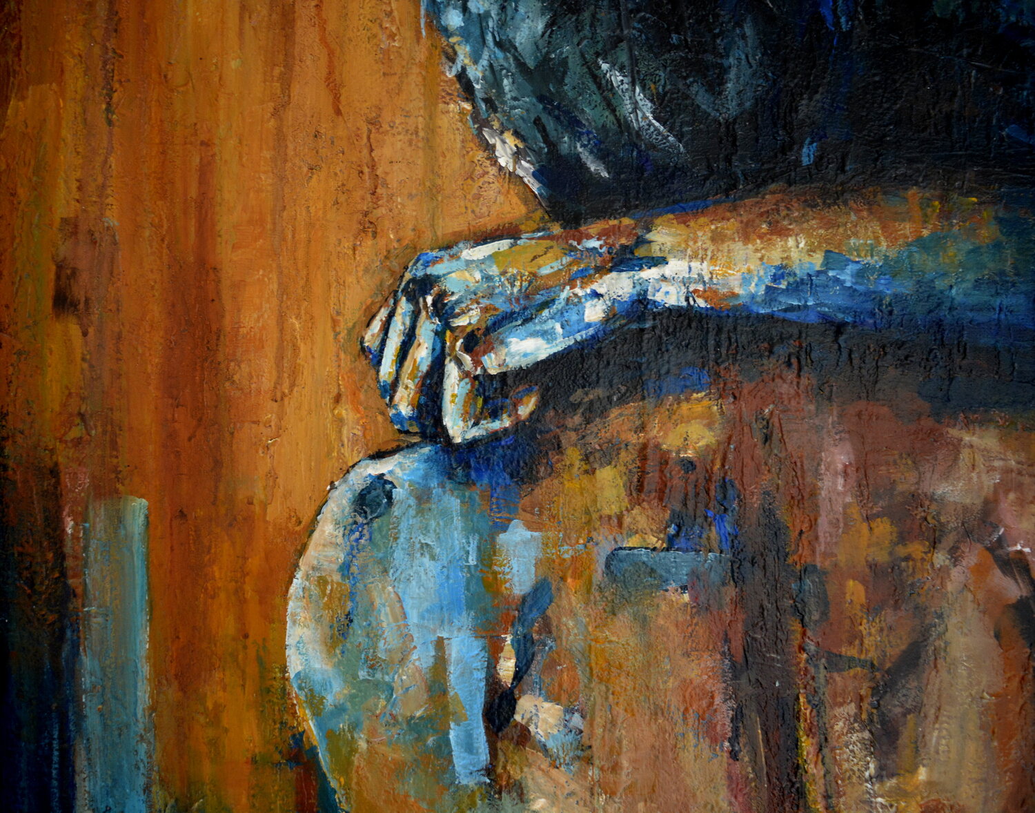 Etreinte by Camille Guerin (2018) Painting Acrylic on Canvas Singulart