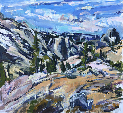 Olmsted Point, Yosemite van Gina Werfel, Schilderij te koop op Singulart