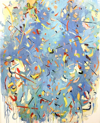 Winter Swim di Gina Werfel, Pittura in vendita su Singulart
