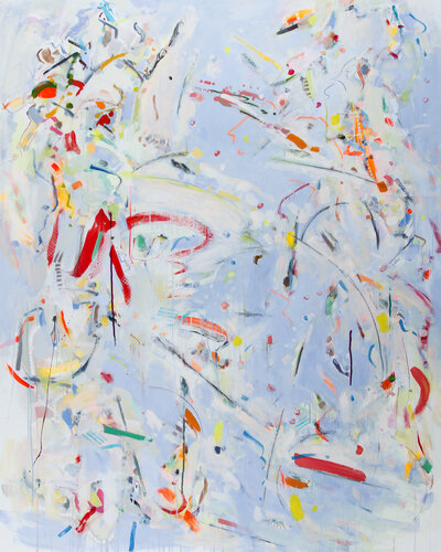 Aqua van Gina Werfel, Schilderij te koop op Singulart