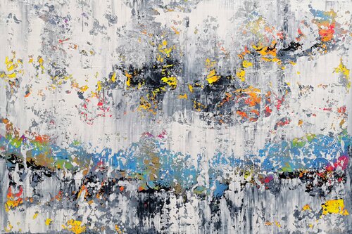 Abstract 2197 di Alex Senchenko, Pittura in vendita su Singulart