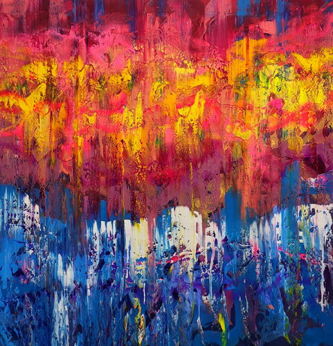 Abstract R 2302 van Alex Senchenko, Schilderij te koop op Singulart