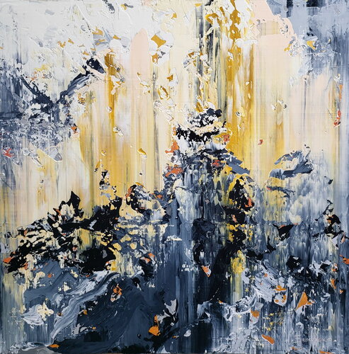 Abstract 2541 di Alex Senchenko, Pittura in vendita su Singulart