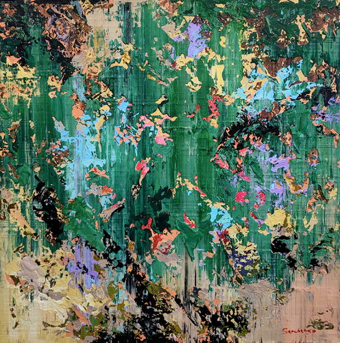 Moss and Gold von Alex Senchenko, Malerei kaufen auf Singulart