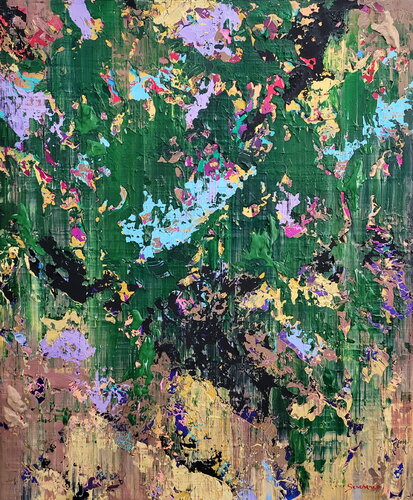 Earthen Embrace by Alex Senchenko, 회화 for Sale on Singulart