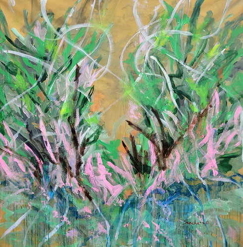 Floral Rhythms by Alex Senchenko, 회화 for Sale on Singulart