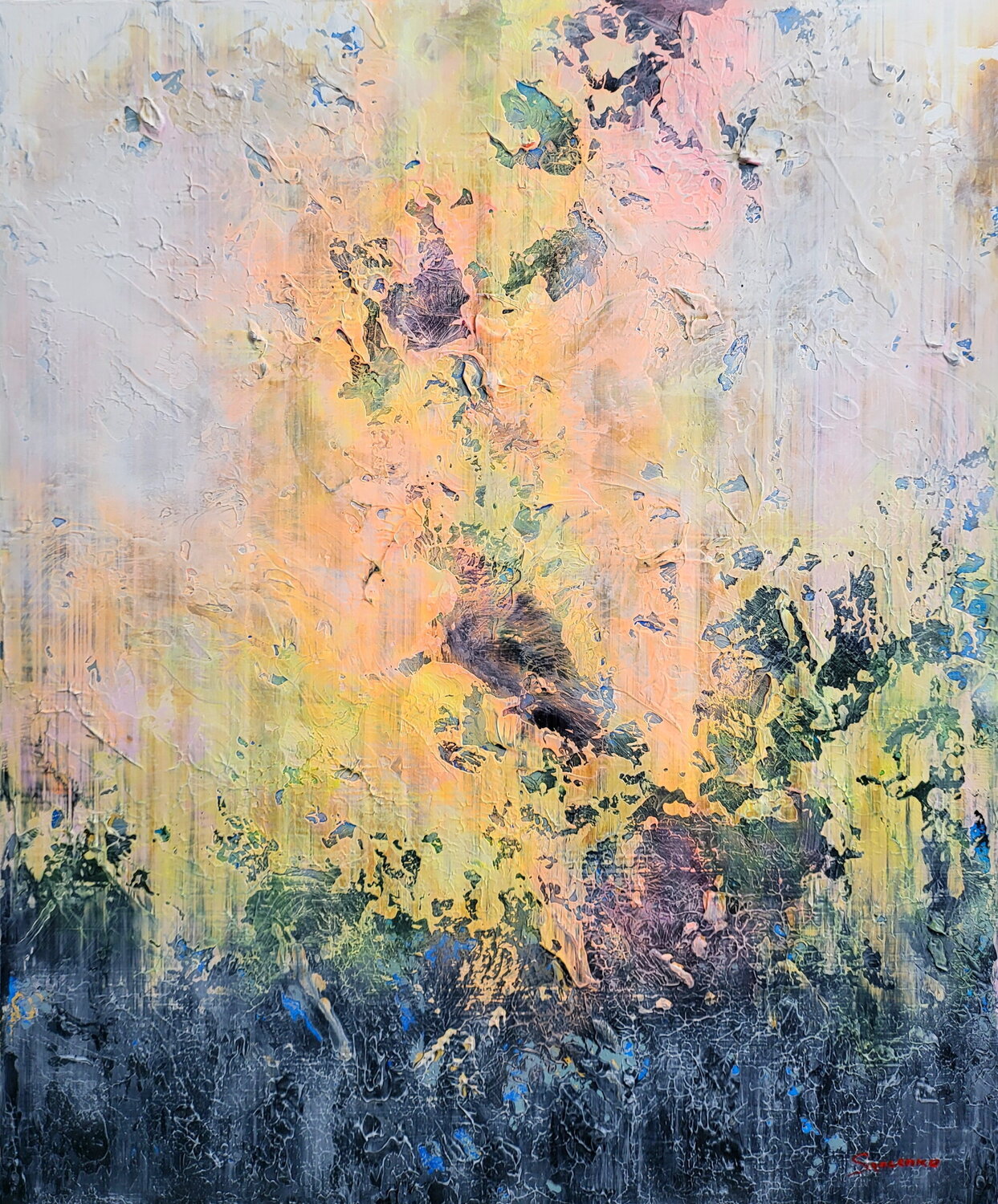 Sacred Light Alex Senchenko Originalgemälde zu verkaufen