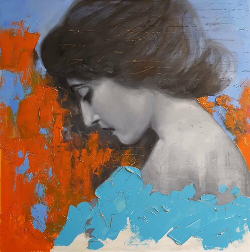 Ice and Flame van Viktoria Adkozalova, Schilderij te koop op Singulart