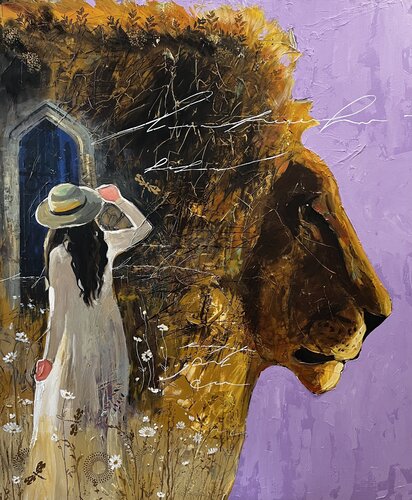 Lion di Viktoria Adkozalova, Pittura in vendita su Singulart