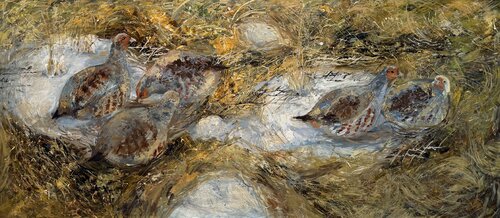 Where the Snow Remembers de Viktoria Adkozalova, Pintura a la venta en Singulart