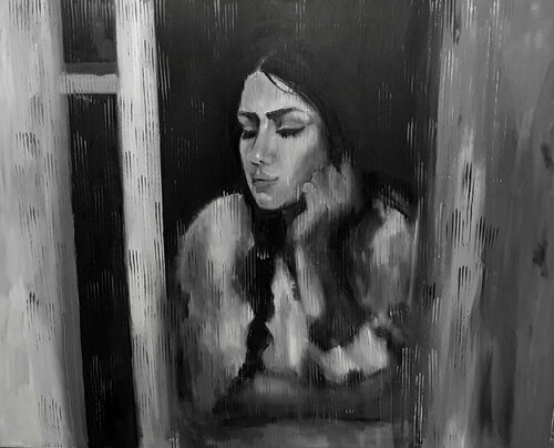 Thoughts di Viktoria Adkozalova, Pittura in vendita su Singulart