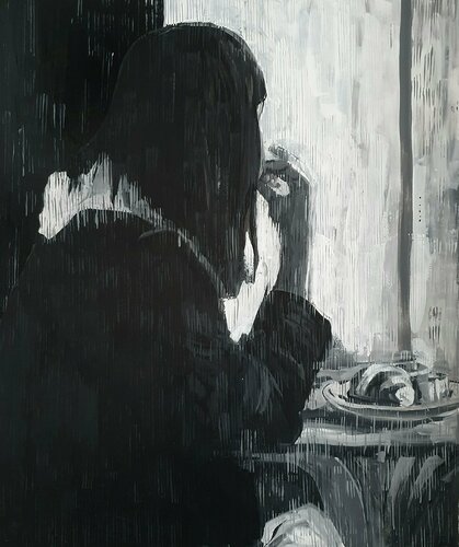 Breakfast di Viktoria Adkozalova, Pittura in vendita su Singulart