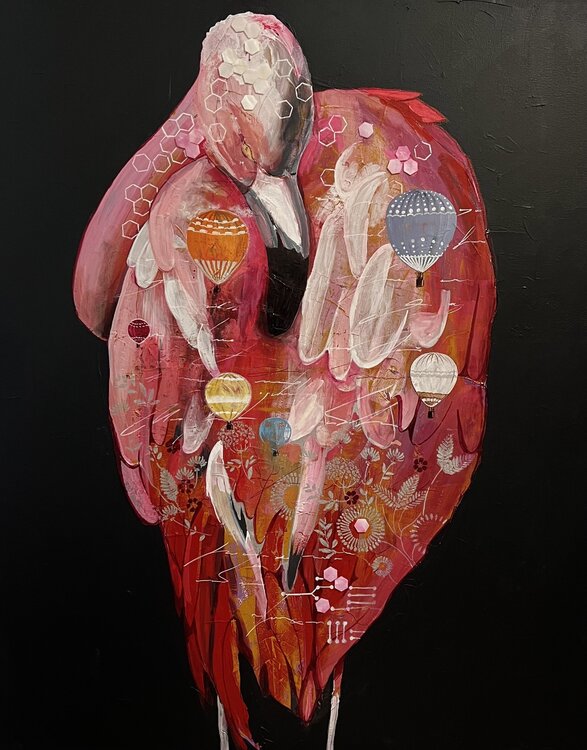 Pink flamingo Viktoria Adkozalova