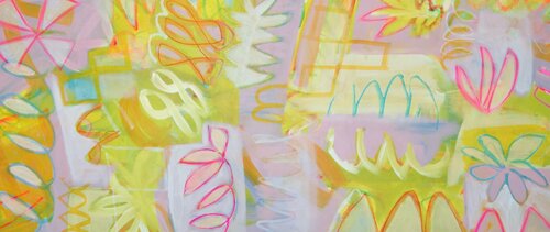 Picnic in the Meadow by Michelle Louis, Painting for Sale on Singulart