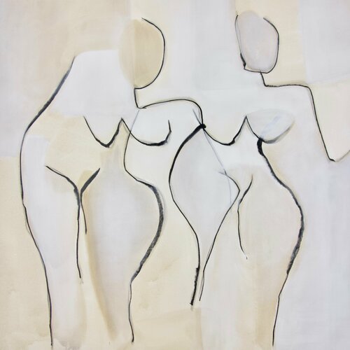 Ghost Women (Strength) van Michelle Louis, Schilderij te koop op Singulart