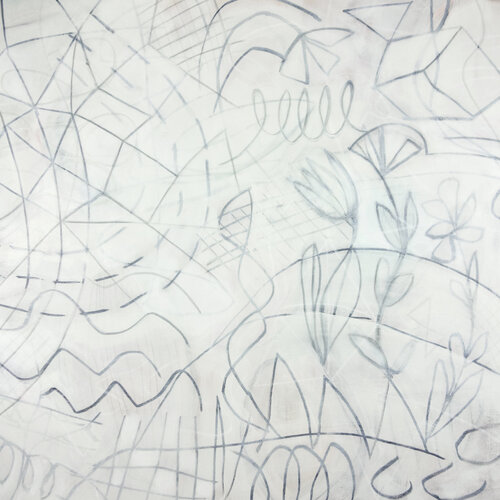 Bird Song & Blooms (Connection) di Michelle Louis, Pittura in vendita su Singulart