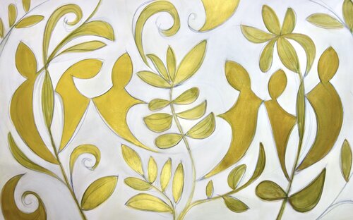 Dance (The Nature of Kinship) by Michelle Louis, 회화 for Sale on Singulart