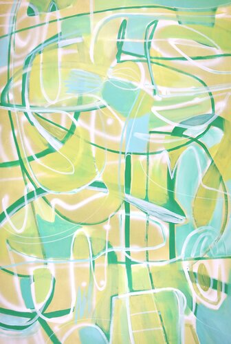 Wind Through the Grasses di Michelle Louis, Pittura in vendita su Singulart